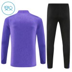 Kinder FC Barcelona Training Sweatshirts Viertelreißverschluss 2025-26 Lila
